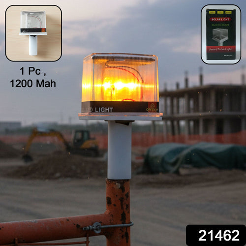1200mAh Solar Powered LED Warning Beacon Light (1 Pc)-Garden & Outdoors-AniGuess-AniGuess