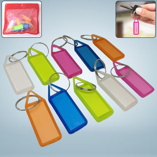 10 Pc Keychain Tag Label Used For Decorative Purpose On Keys And All-Home Improvement-AniGuess-AniGuess