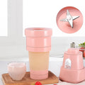 Foldable Electric Juicer, Portable Blender Stainless Steel 6 Blades (500 ML)-Home & Kitchen-AniGuess-AniGuess