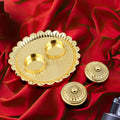 Round Shape Special Puja Thali, Kumkum Thali Holder (1 Pc / Big)-Home Improvement-AniGuess-AniGuess