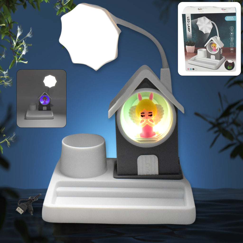 Cute Cartoon Home Design LED Desk Light with Plastic Base, Multi-Color (1 Pc)-Electronics-AniGuess-AniGuess