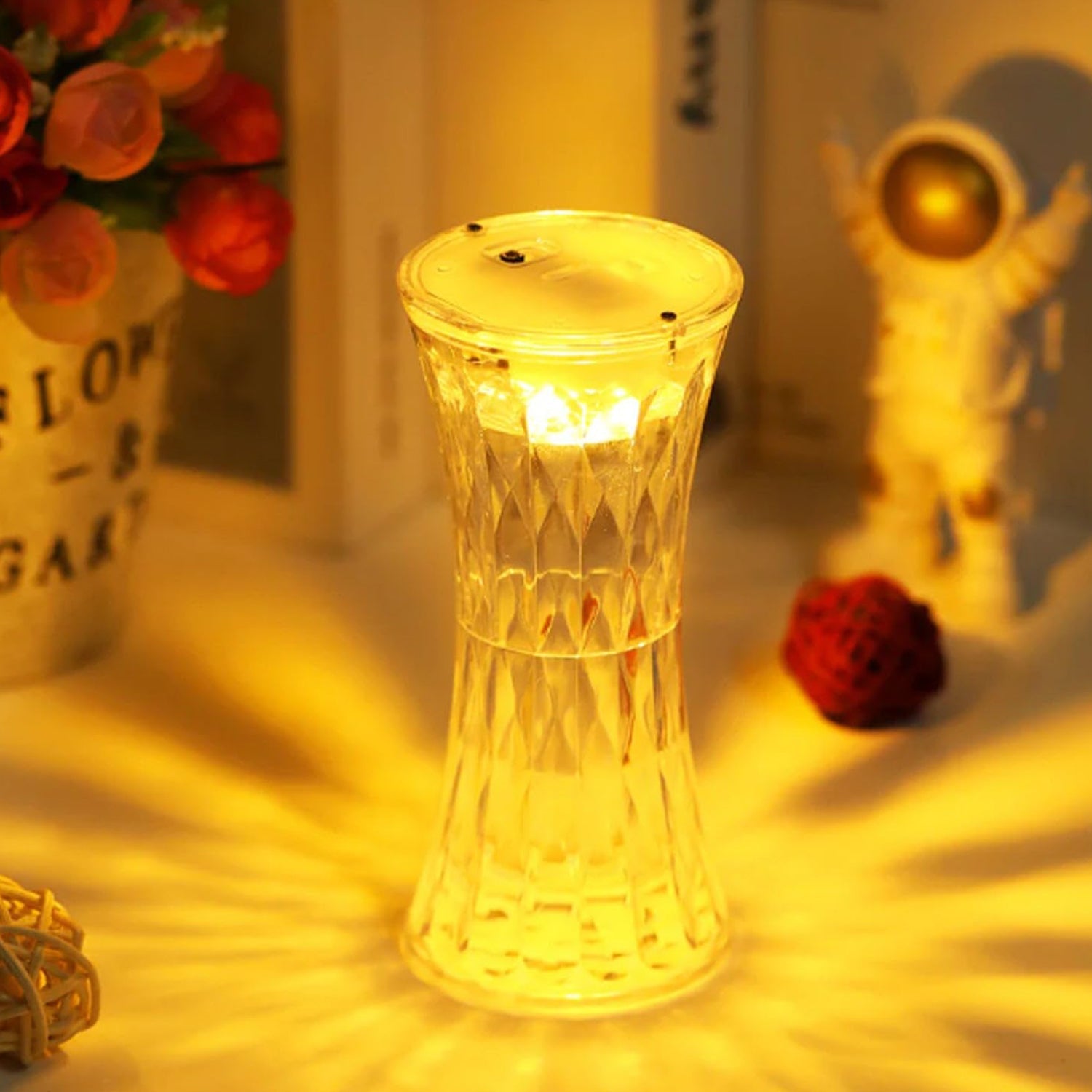 Crystal Lamp, Universal Night Light, Soft Lighting, Diwali (1 Pc)-Home Improvement-AniGuess-AniGuess