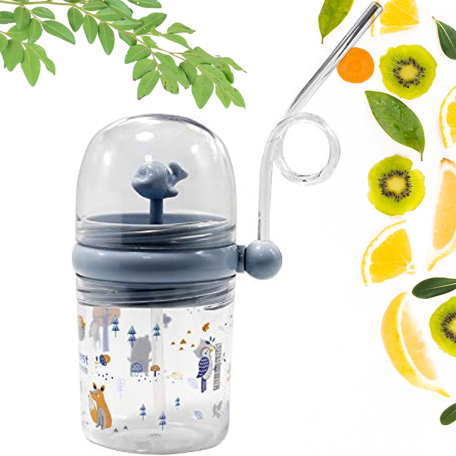 Whale Spray Sippy Cup (1 Pc): Straw, Lid, Spill-Proof, Fun Water Play-Baby-AniGuess-AniGuess