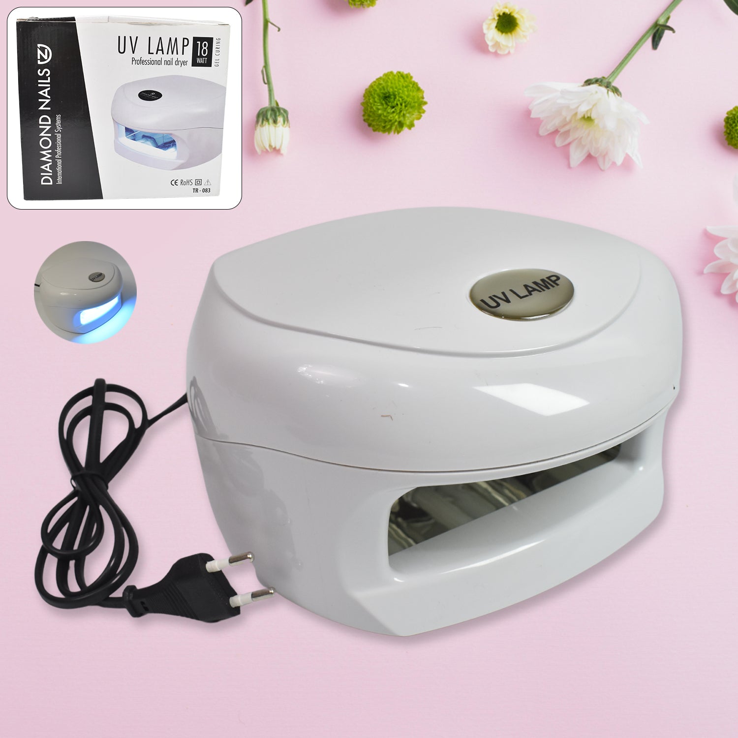 18W LED UV Lamp Nail Dryer Gel Nail Lamp Nail Polish Curing Lamp (1 Pc)-Electronics-AniGuess-AniGuess