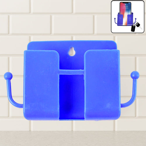 1 Pc Blue Wall mount Mobile Stand With Hook-mobile accessories-AniGuess-AniGuess