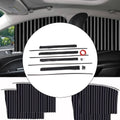 Car Window Curtain Sunshade | 4 Pcs Set with Hooks & Tapes-Car & Motorbike-AniGuess-AniGuess