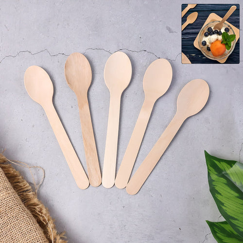 160mm Wooden Spoon – 30 Pcs Pack-Home & Kitchen-AniGuess-AniGuess