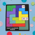 Wooden Daily Calendar Puzzle (Multicolor / 1 Set)-Toys & Games-AniGuess-AniGuess