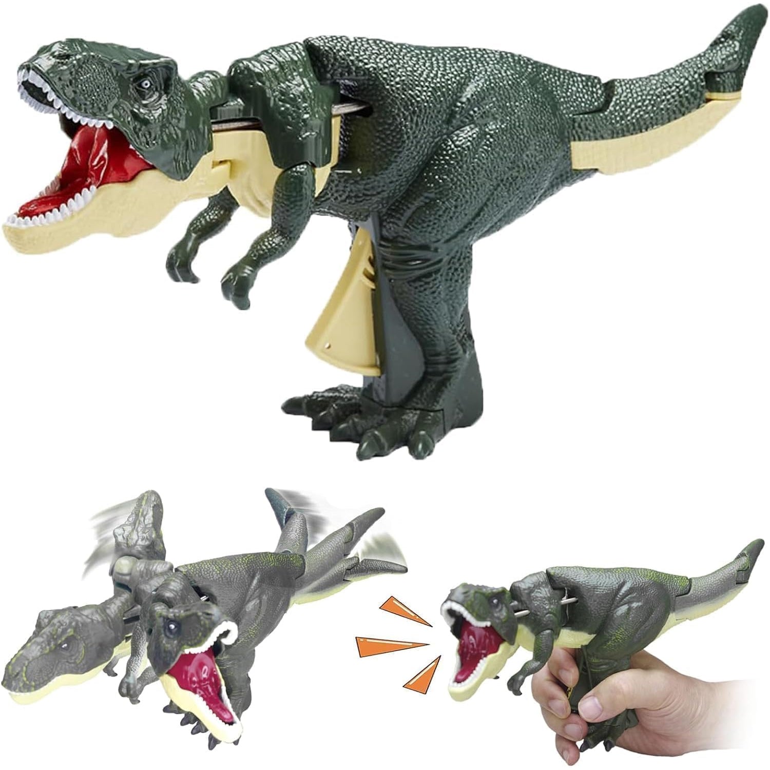 Dinosaur Roaring Toys Trigger Model with Sound Lighting Moving 3+ Years 1 Pc-Toys & Games-AniGuess-AniGuess