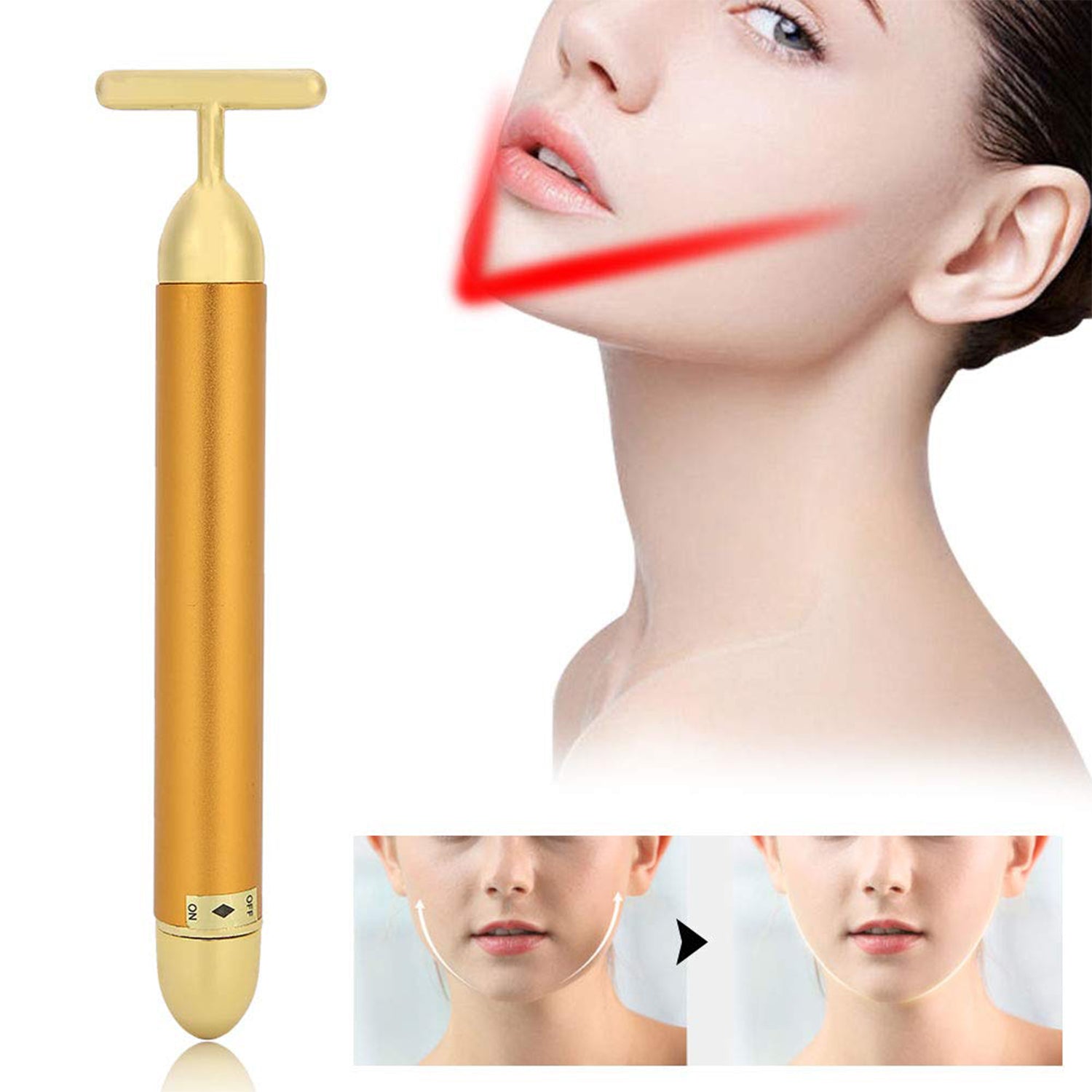Golden Energy Face Massager (1 Pc)-Health & Personal Care-AniGuess-AniGuess