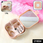 Mini jewellery storage box with mirror open view India