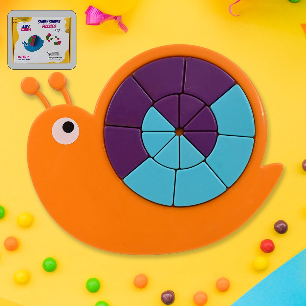 Mini Snail Puzzle – STEM Educational Toy, Puzzle Games for Ages 3-6 (Mix Color)-Toys & Games-AniGuess-AniGuess