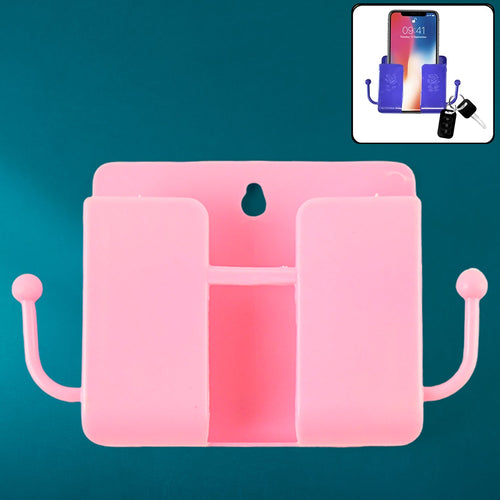 1 Pc Blue Wall mount Mobile Stand With Hook-mobile accessories-AniGuess-AniGuess