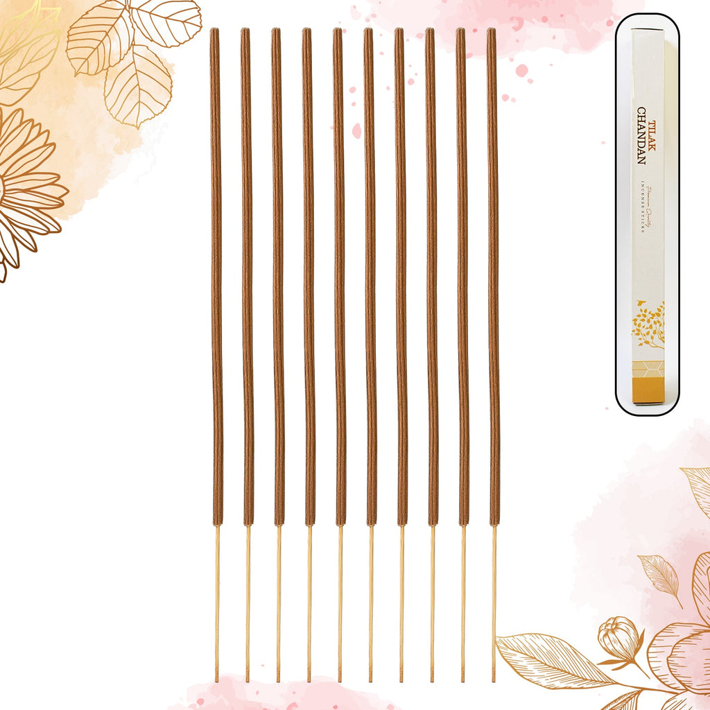 Premium Incense Sticks / Agarbatti for Everyday Use for Home, Office, Meditation and Pooja for Puja, &amp; Other Festive Occassions, Agarbatti (10 Pcs Sticks / 40 Cm / Stand not included / Mix Flavor)-Home Improvement-AniGuess-AniGuess
