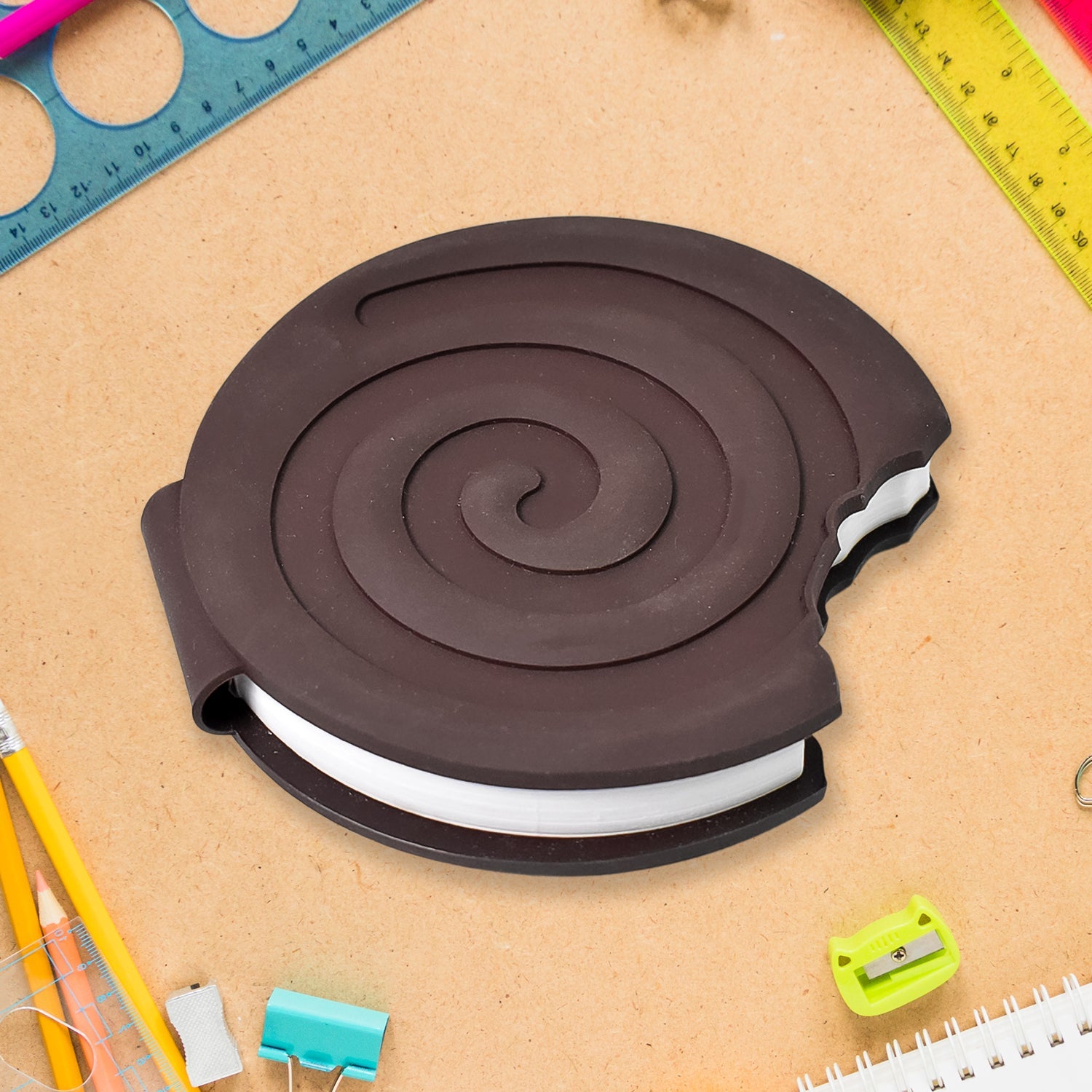 ROUND CHOCOLATE DIARY NOTEBOOKS ORIGINAL SMELL WRITING PRACTICE BOOK ( 1PC / BOOK)-Office Products-AniGuess-AniGuess