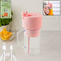 Portable Crusher Juicer With Handle & Straw, USB Rechargeable Multi Blades (420 ML)-Home & Kitchen-AniGuess-AniGuess