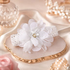 Cute Soft Elastic Floral Baby Headband Stylish Stretchable Hair Band (1 Pc)