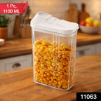 Lockable jar for grains, pulses, and cereals