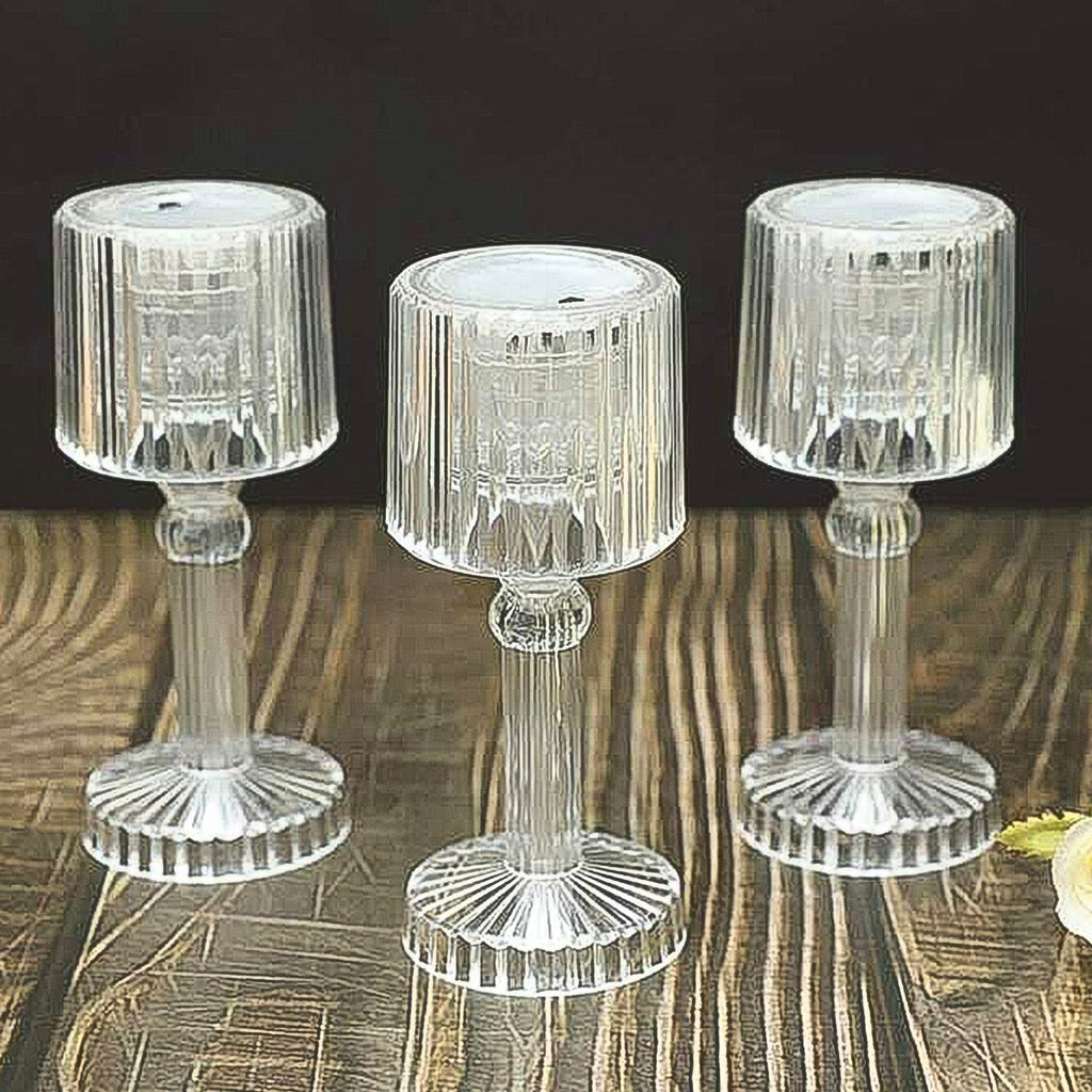 Mini Acrylic LED Desk Lamps Table Lamp Portable Crystal, Diwali (1 Pc / Small)-Home Improvement-AniGuess-AniGuess