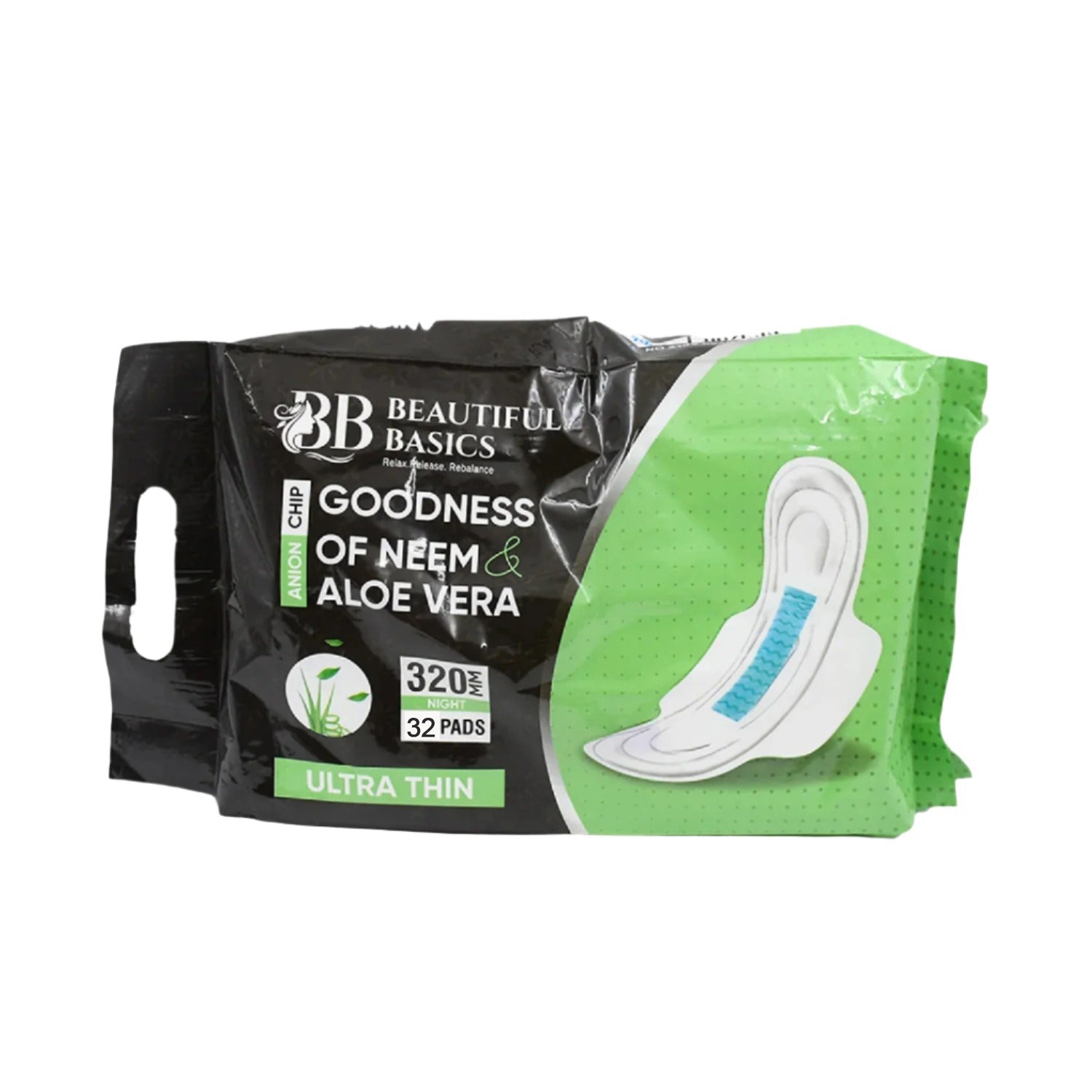 Ultra Thin Sanitary Pads with Neem & Aloe Vera (32 Pads)-Health & Personal Care-AniGuess-AniGuess