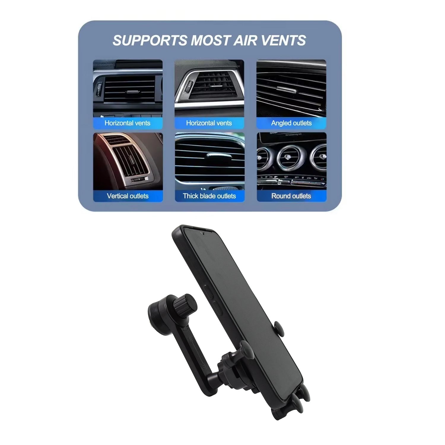 360 Degree Car Mobile phones in car holder (1 Pc)-Car & Motorbike-AniGuess-AniGuess