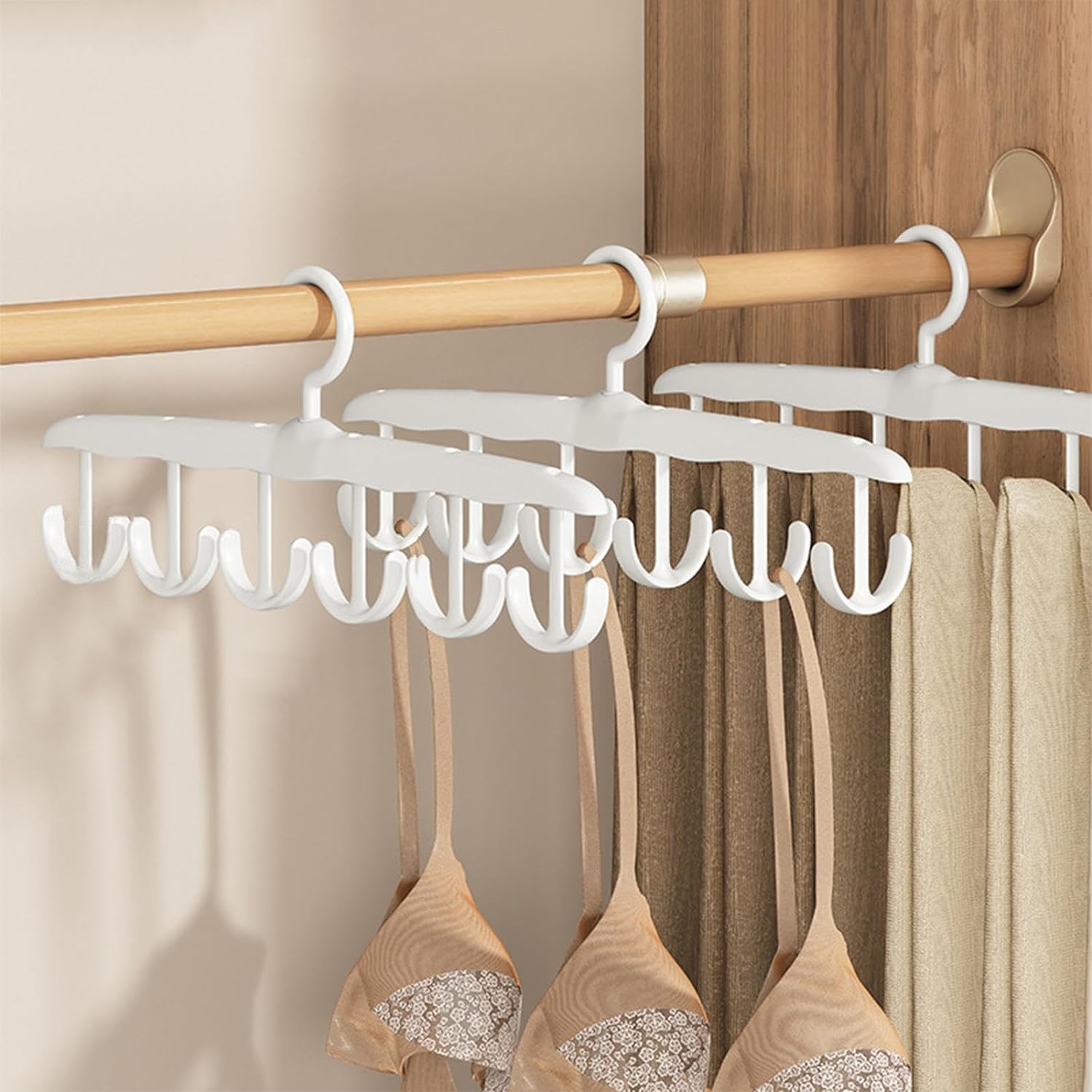 Rotatable Tank Top Hanger – Space Saving Closet Organizer Dorms & (12-Hook)-Home Improvement-AniGuess-AniGuess