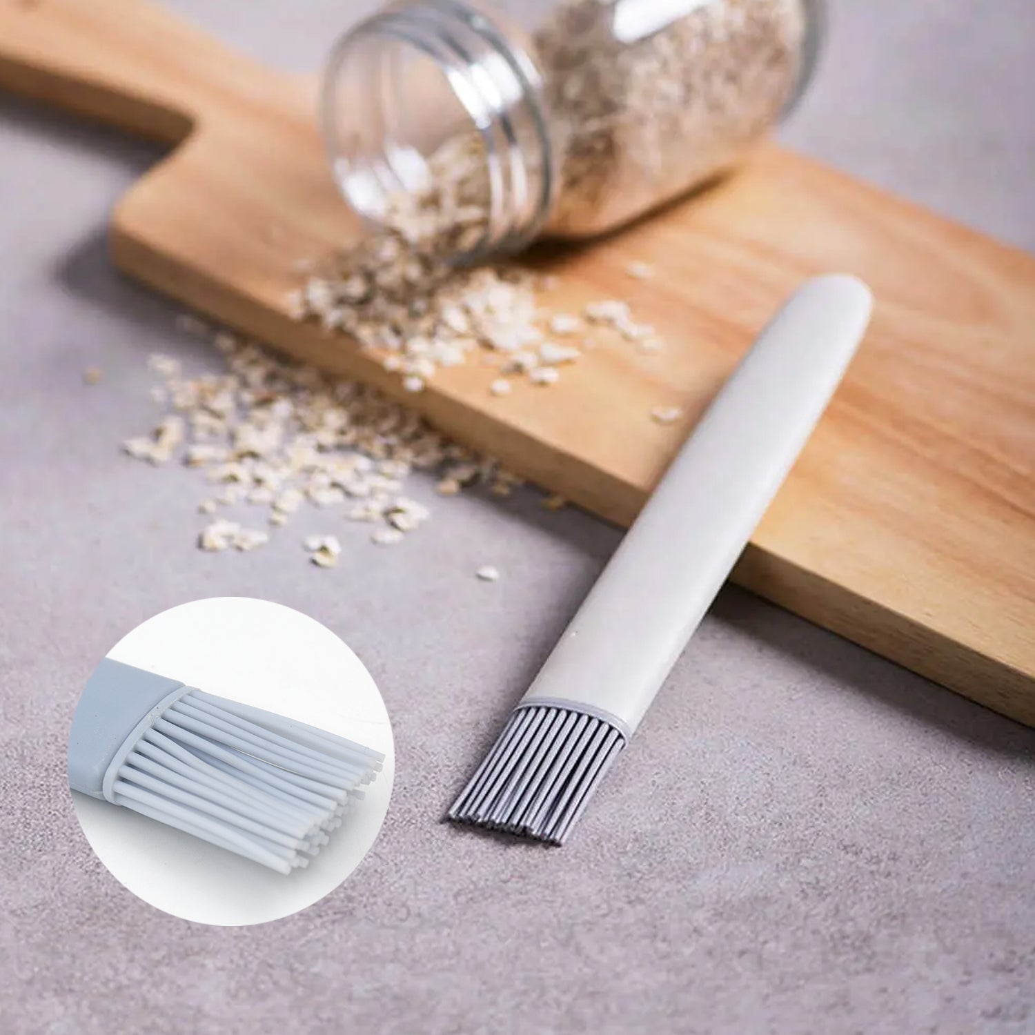 Pastry Brush, Basting Brush BBQ Sauce Marinade Meat Silicone Oil Brush (1 Pc)-Home & Kitchen-AniGuess-AniGuess