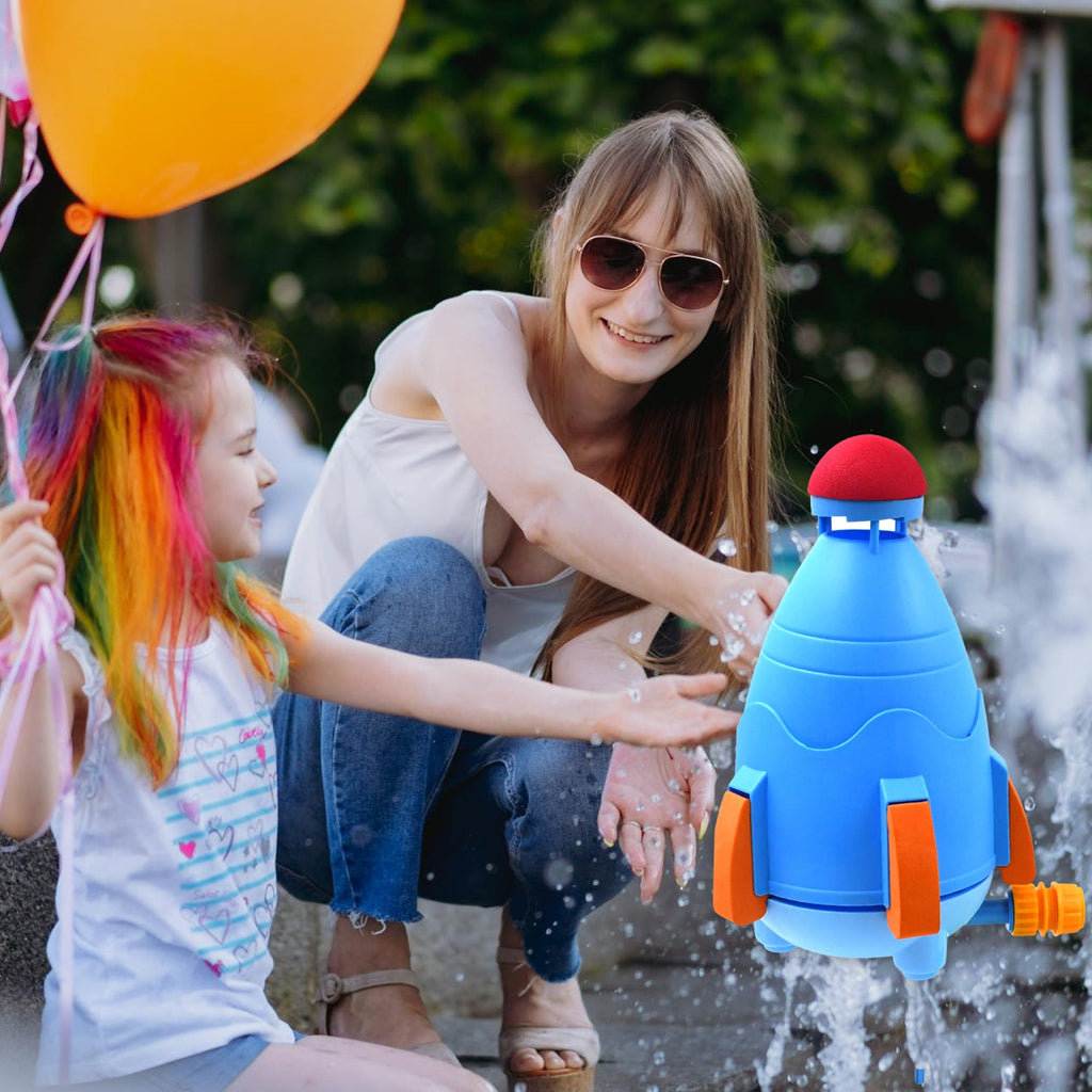 Sprinkler Rocket Launcher Summer Toys for Kids (1 Set)-Garden & Outdoors-AniGuess-AniGuess