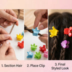 durable hair claw clips set