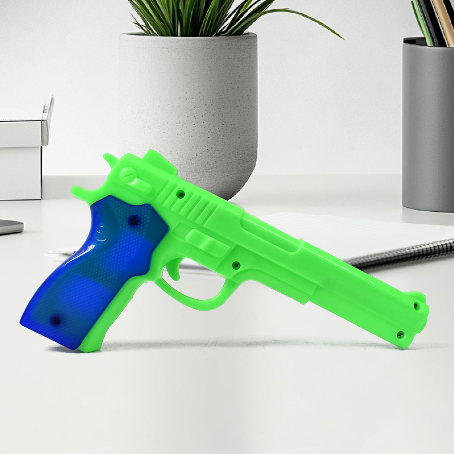Medium Size Plastic 1 Gun with 5 Soft Suction Dart Bullets (1 Set)-Toys & Games-AniGuess-AniGuess