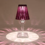 Crystal Diamond LED Table Lamp with 16 Colors – Bedroom Decor