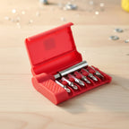 compact screwdriver bit set for precision work