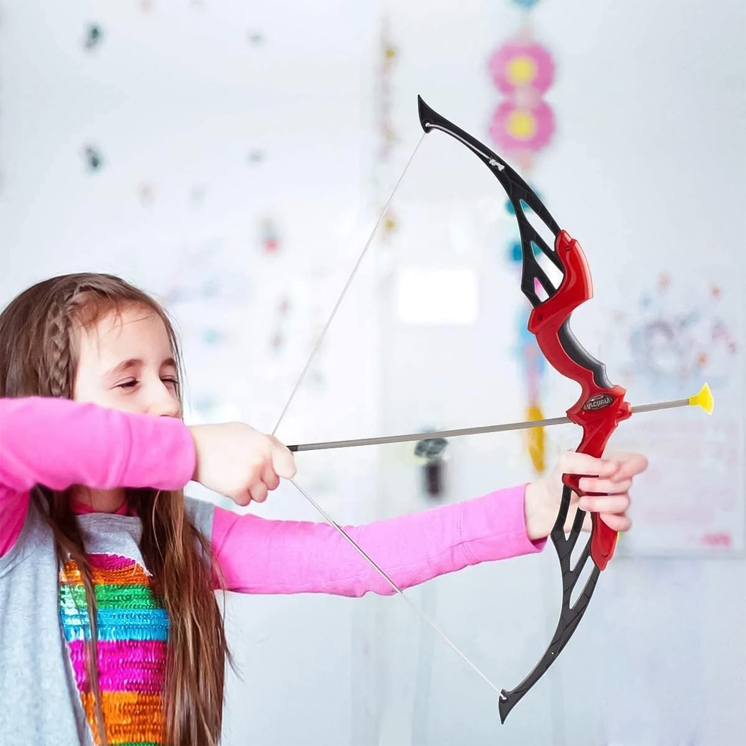 Arrow Big & Archery Toy (1 Dhanush, 3 Arrow, 1 Target, 1 Arrow Holder / 1 Set)-Toys & Games-AniGuess-AniGuess