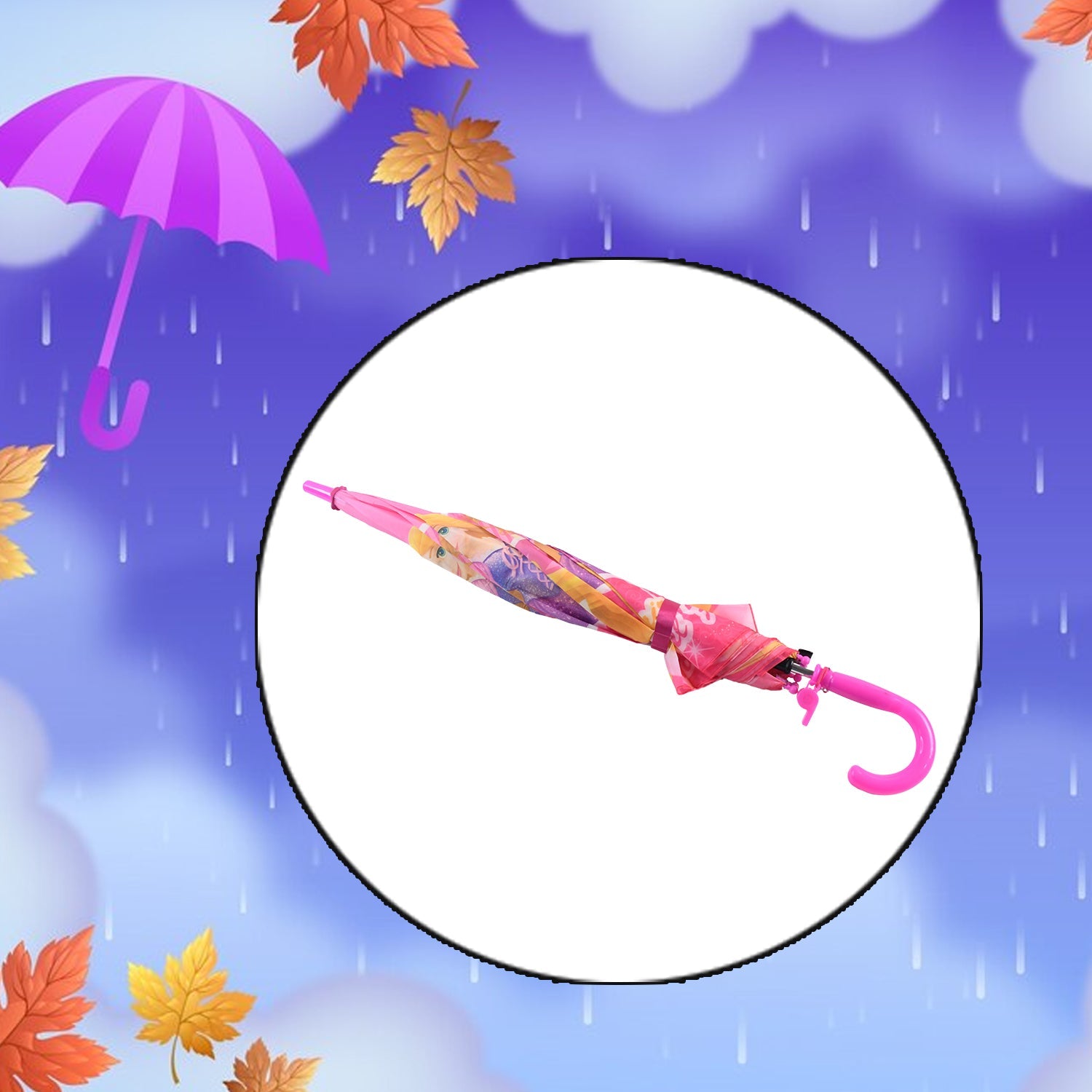 3 Fold Manual Open Umbrella  Umbrella for Women, Men & Kids (1 Pc)-Garden & Outdoors-AniGuess-AniGuess