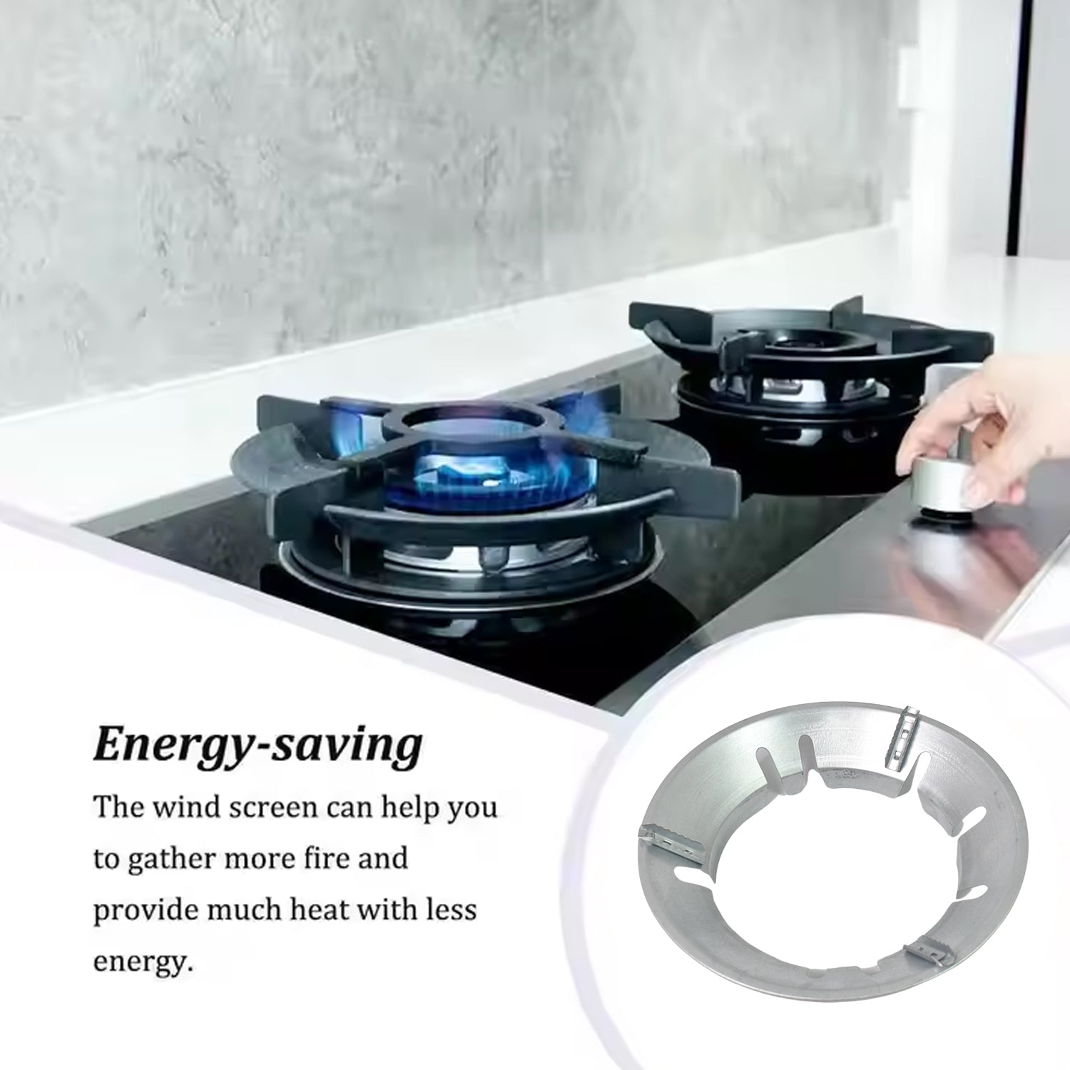Gas Stove Burner Cover / Stand (221 Gm / 1 Pc)-Home & Kitchen-AniGuess-AniGuess