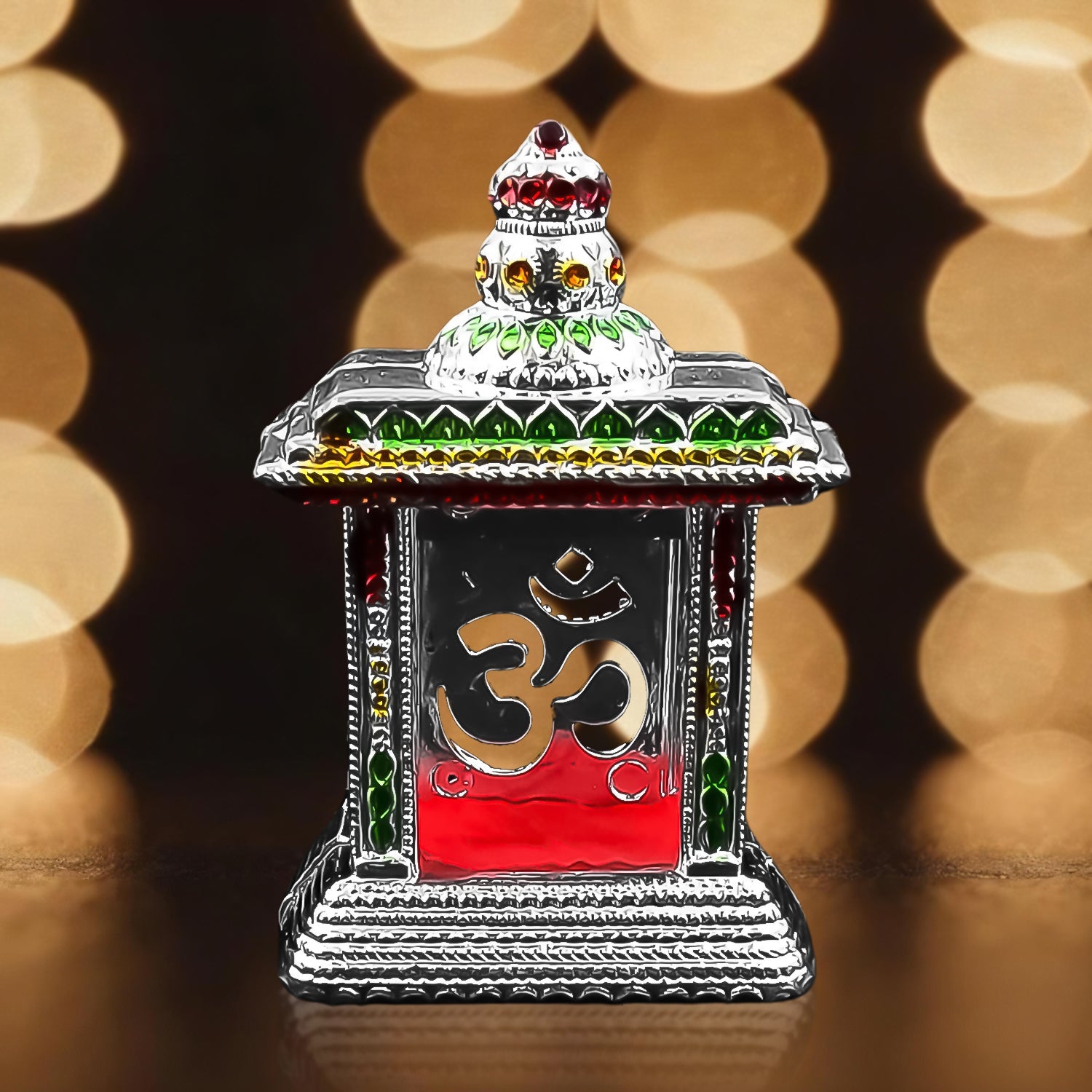 Adhesive Small Om Temple, Car Dashboard Temple (1 Pc)-Home Improvement-AniGuess-AniGuess