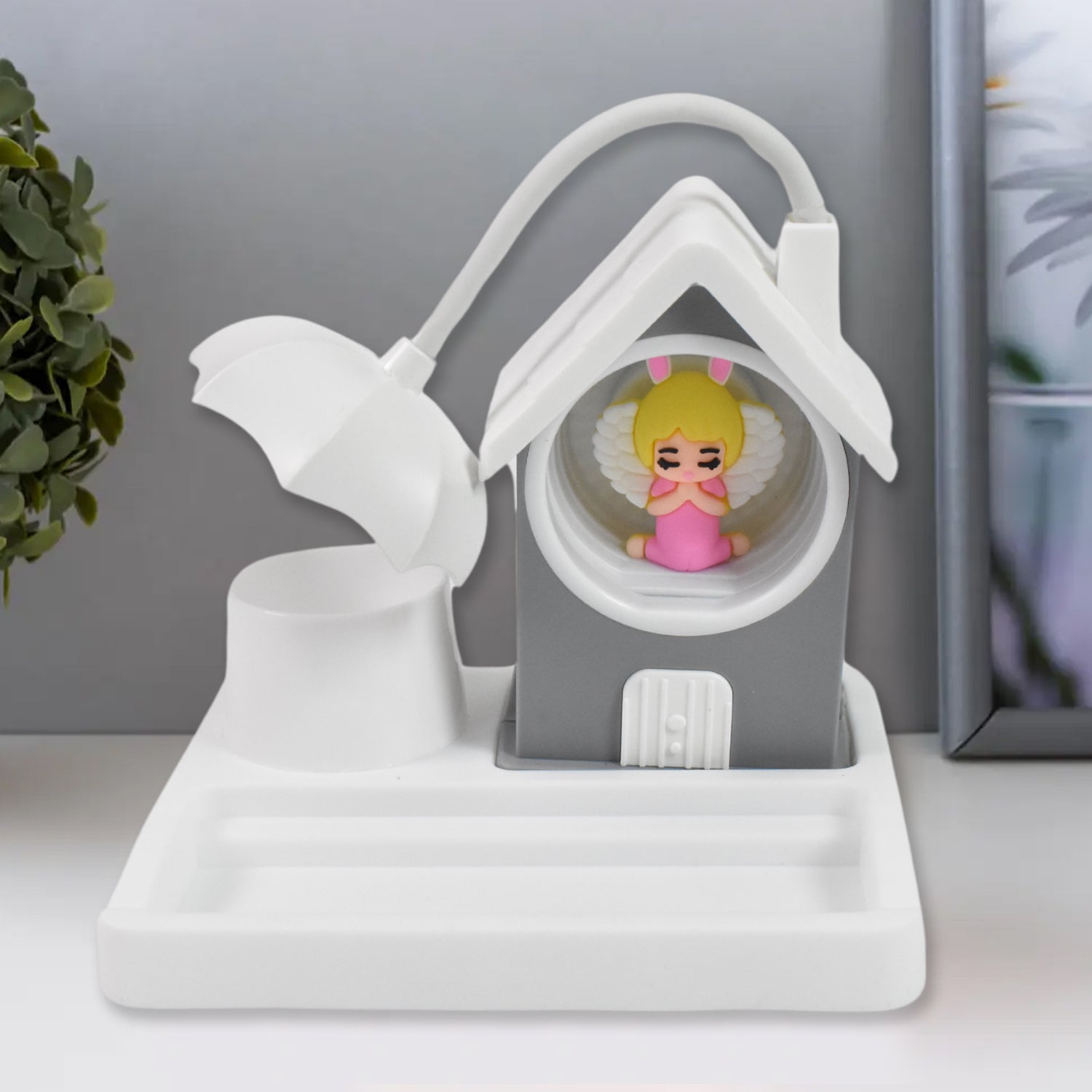 Cute Cartoon Home Design LED Desk Light with Plastic Base, Multi-Color (1 Pc)-Electronics-AniGuess-AniGuess