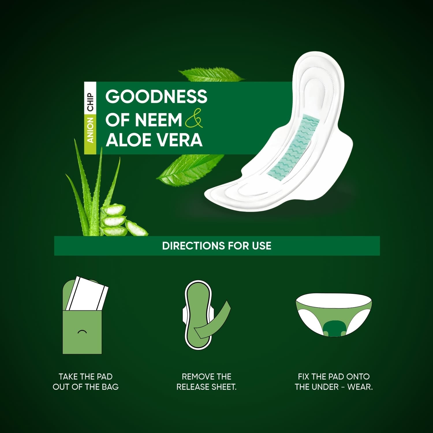 Ultra Thin Sanitary Pads with Neem & Aloe Vera (32 Pads)-Health & Personal Care-AniGuess-AniGuess