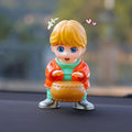 Creative Solar Drummer Car Aromatherapy, Solar Powered Car Air Freshener (1 Pc)-Car & Motorbike-AniGuess-AniGuess