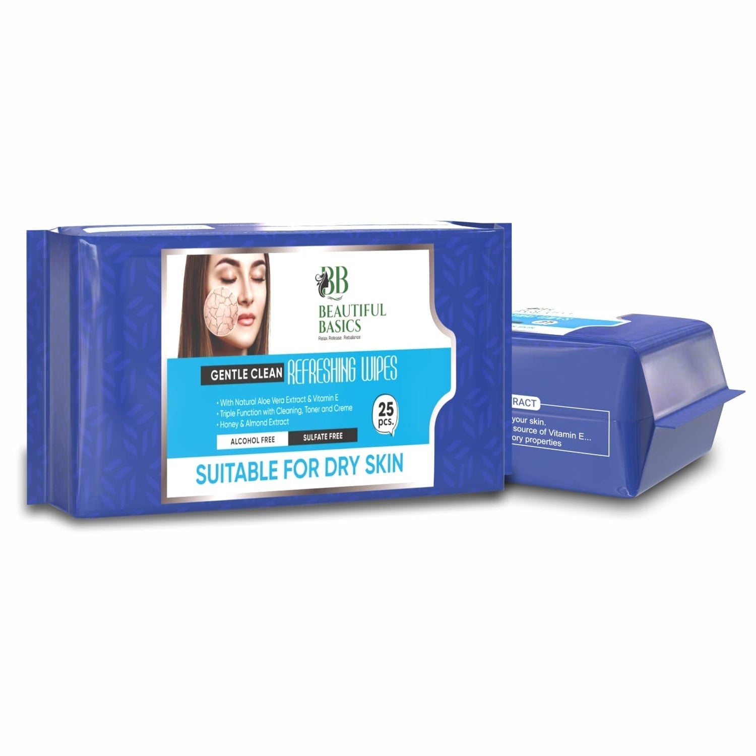 Refreshing Alcohol-Free Wet Wipes – Facial & Body Wipes (25 Pc)-Beauty-AniGuess-AniGuess