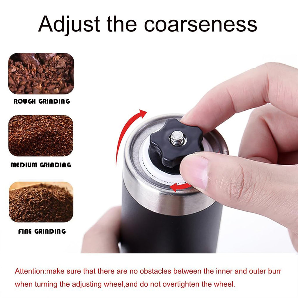Portable Stainless Steel Manual Coffee Grinder (1 Pc)-Home & Kitchen-AniGuess-AniGuess
