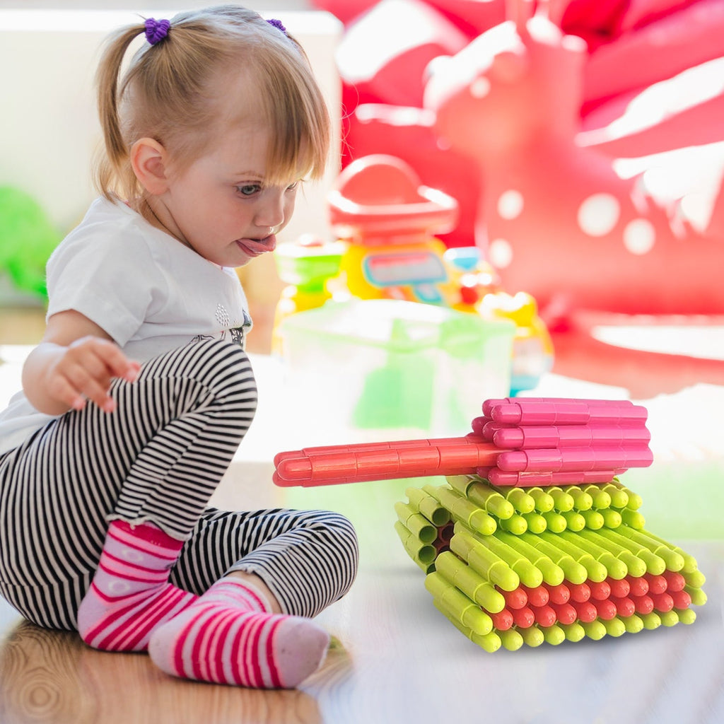 Bullet Blocks Intelligent Kids Creative Bullets Shaped Building (Approx 88 Pcs)-Toys & Games-AniGuess-AniGuess