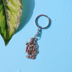 Radha Krishna Metal Keychain Set (2 Pc Mix Design)