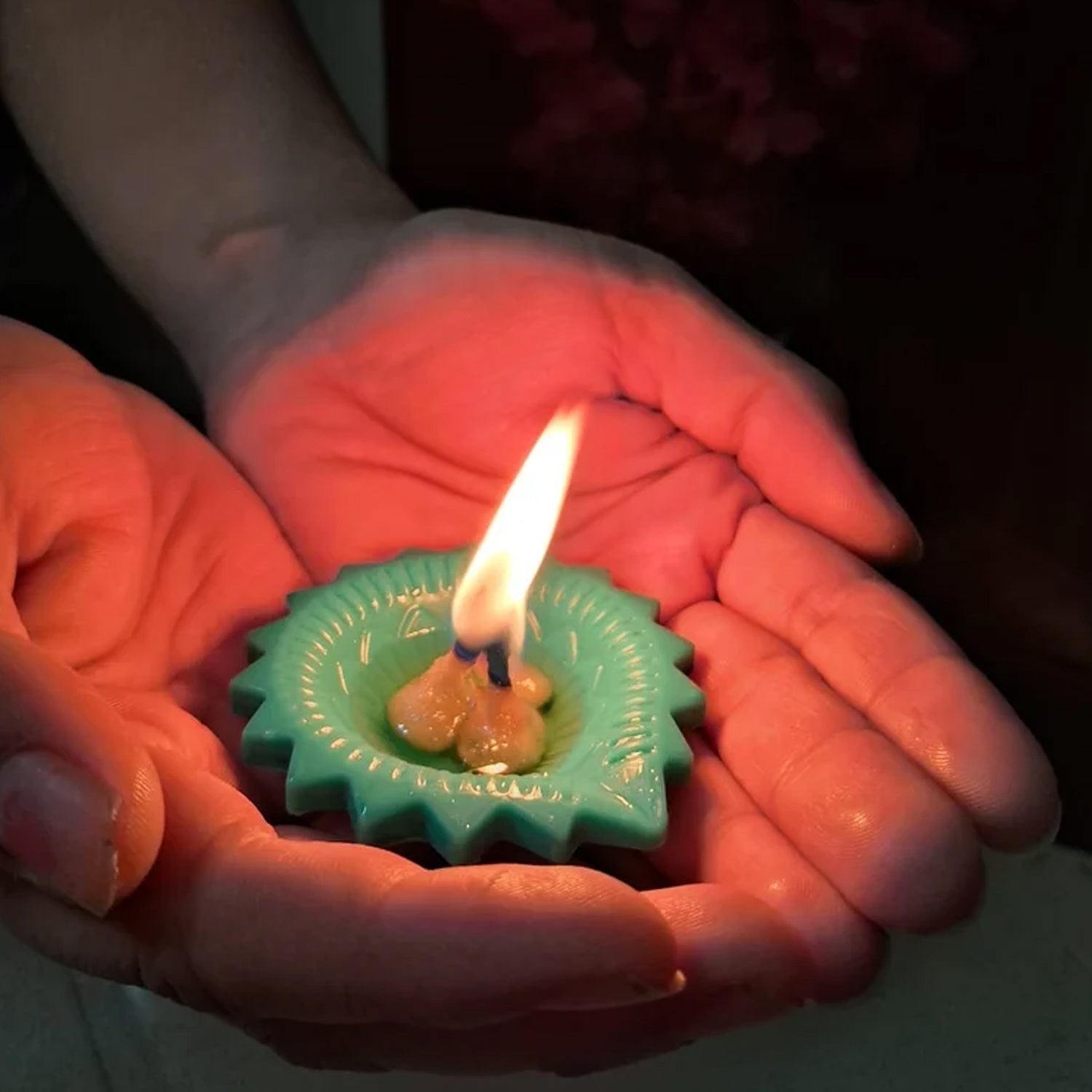 Silicone Diya for Diwali Attractive Design Colourful Diya Combo, Diwali (6 Pcs Set)-Home Improvement-AniGuess-AniGuess