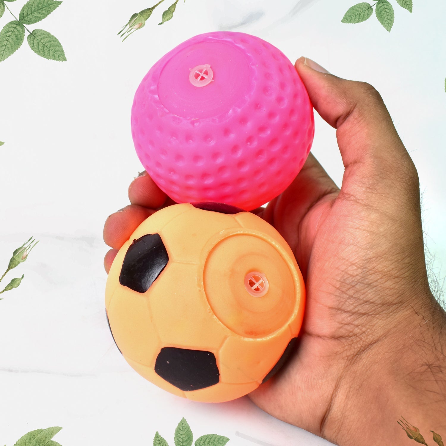 Sports Squeeze Ball Toy Set of 3 Soft Balls for Kids/Toy for Kids-Toys & Games-AniGuess-AniGuess