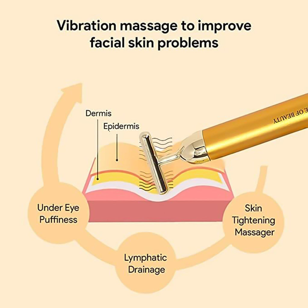 Golden Energy Face Massager (1 Pc)-Health & Personal Care-AniGuess-AniGuess