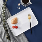 Elegant Printed Plastic Serving Tray with Motivational Quote