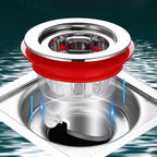 Plastic Odour Proof Floor Drain Sink Drain for Toilet Bathroom Kitchen (1 Pc)