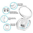 Silicone Magnetic Nose Clip Anti Snore Device for Heavy Snoring Sleeper (1 Pc)
