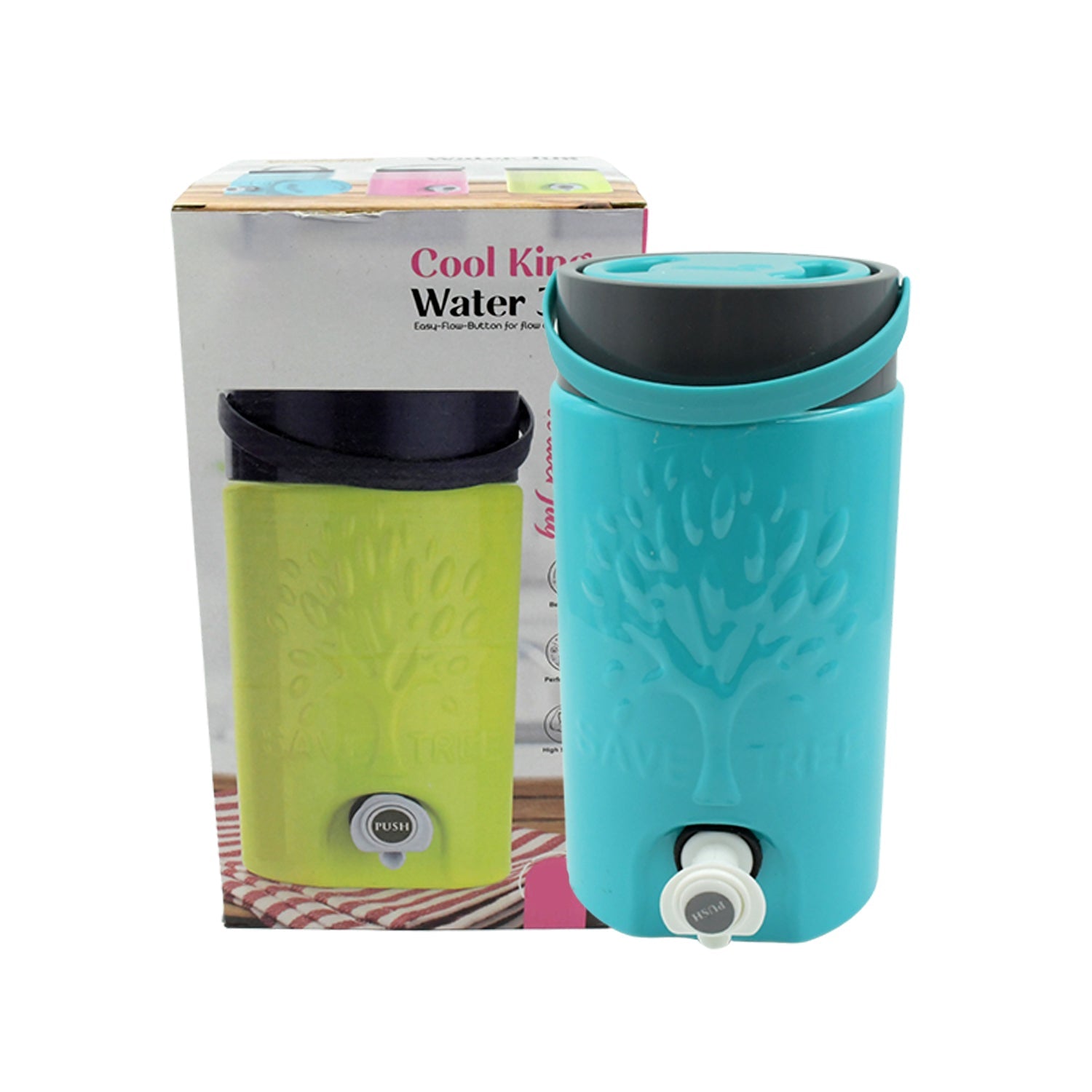 Insulated Water Jug with Tap (2000ml): Leakproof, Travel Cooler-Home & Kitchen-AniGuess-AniGuess